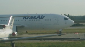 KrasAir Airlines Flugzeug